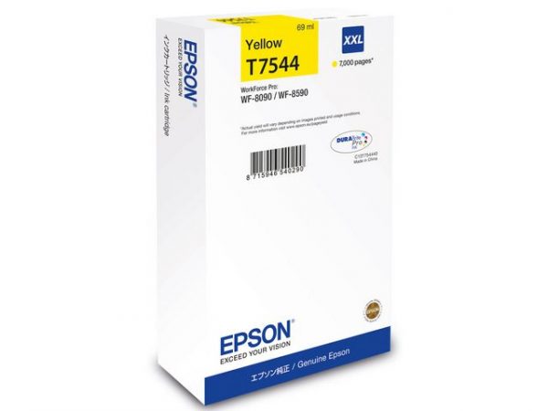 Bläckpatron EPSON C13T754440 XXL Gul