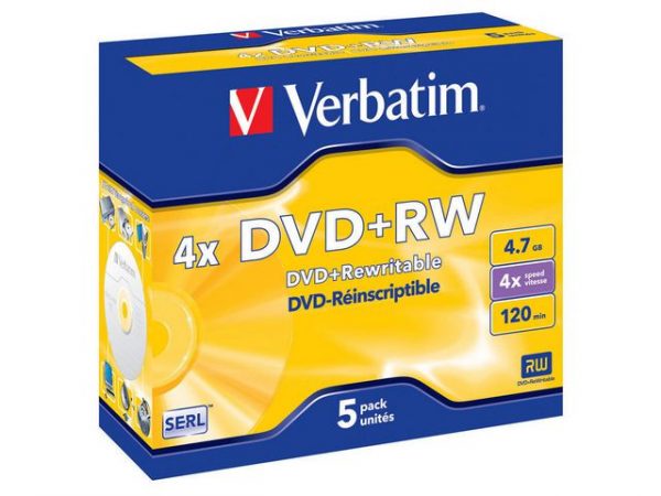 DVD+RW VERBATIM 4