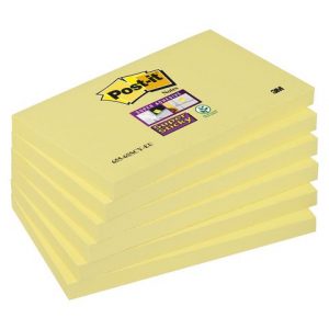 Notes POST-IT SuperSticky gul76x127 6/F