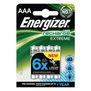 Batteri Laddbar ENERGIZER AAA Extreme(4