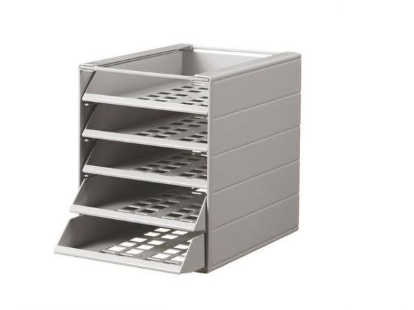 Blankettbox Idealbox Basic 5-fack grå
