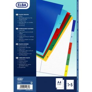 Plastregister ELBA A4 1-5