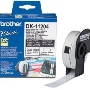 Etikett BROTHER universal 17x54mm 400/F