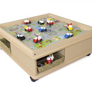 Lekbord med förvaring 83x83x32cm