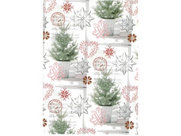 Julpapper 38cmx165m Pinetree