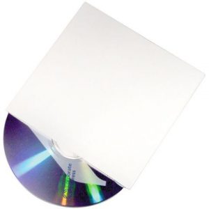 CD-Ficka kartong 25/FP vit