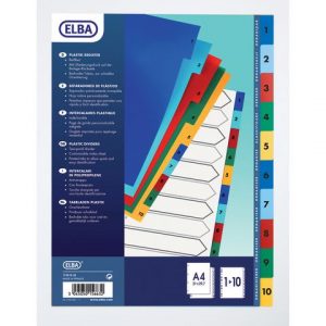 Plastregister ELBA A4 1-10