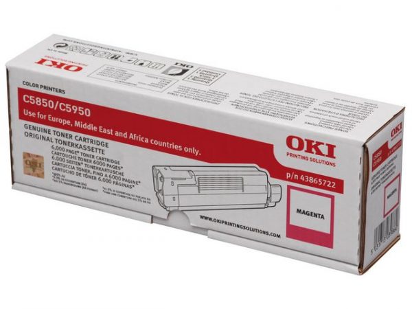 Toner OKI 43865722 magenta