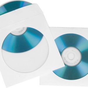 CD-Ficka HAMA Papper Vit 100/FP