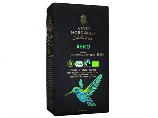 Kaffe ARVID.N Reko mörkrost 450g