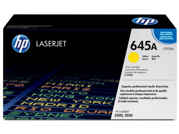 Toner HP C9732A 645A 12K Gul