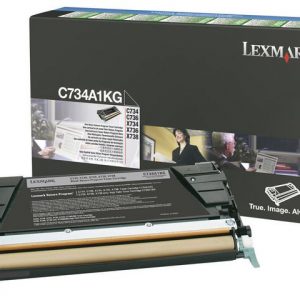 Toner LEXMARK C734A1KG svart