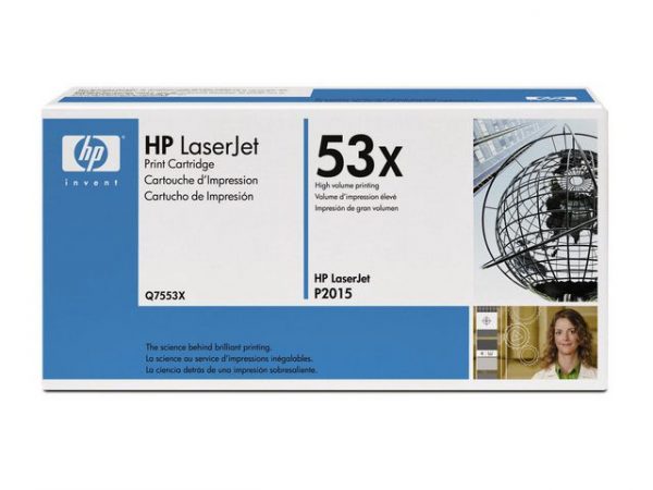 Toner HP Q7553X 53X 7K Svart