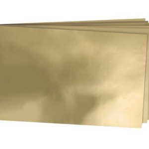 Metallkartong 42x60cm guld 10 ark