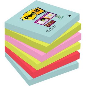 Notes POST-IT SuperSt Miami 76x76mm 6/F