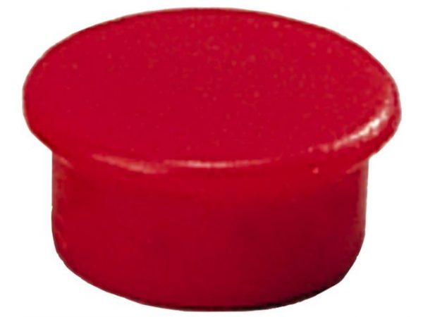 Magnetknappar DAHLE 13mm röd 10/fp