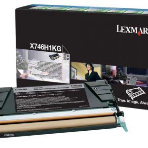 Toner LEXMARK X746H1KG svart