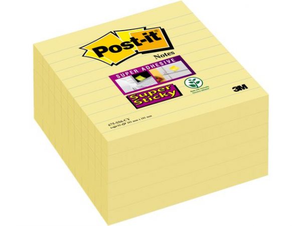 Notes POST-IT SS Yellow 101x101 6/FP