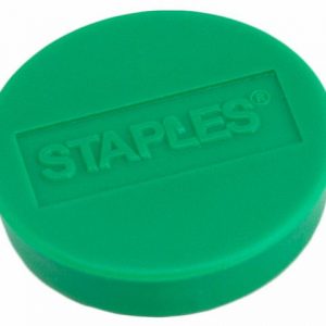 Magnetknappar STAPLES 10mm grön 10/FP