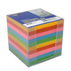 Blockkubhållare ACTUAL 850 ark färgat