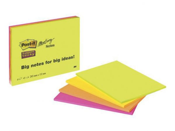 Notes POST-IT SS Meeting Note 203x152mm