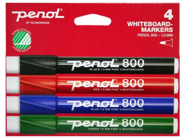 Whiteboardpenna PENOL 800 rund 4/FP