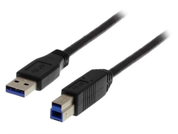 Kabel DELTACO USB 3.0 A-B 2m svart