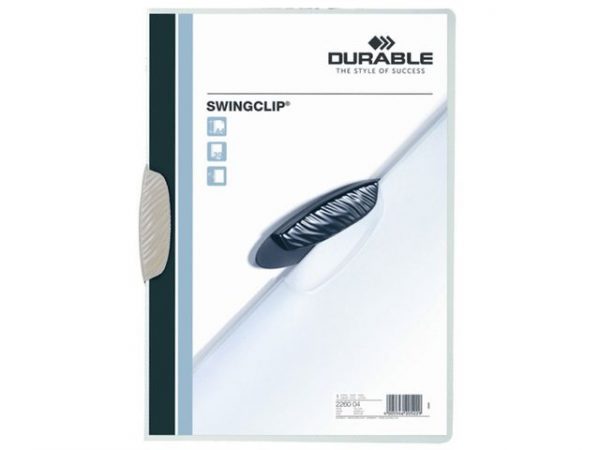 Klämmapp DURABLE Swingclip 2260 A4 vit