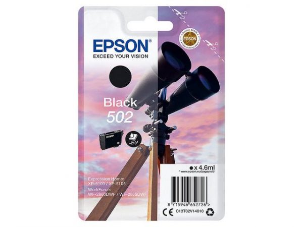 Bläckpatron EPSON C13T02V14010 T502 sva