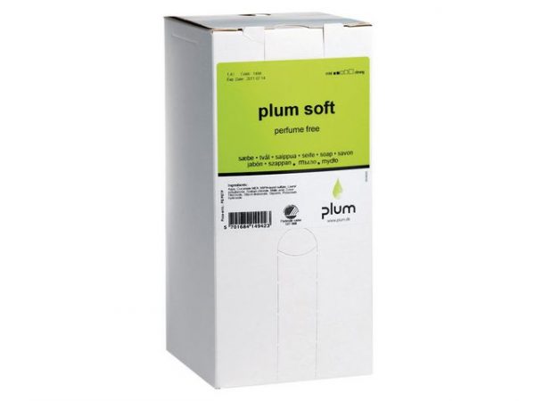 Tvål Plum Soft oparfymerad kassett 1