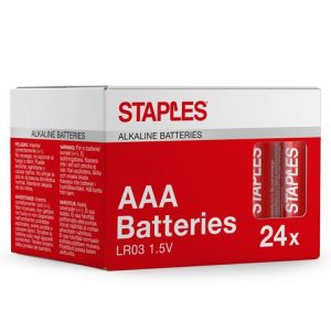 Batteri STAPLES AAA 24/FP