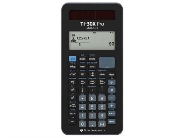Teknisk räknare TEXAS TI-30X Pro Math