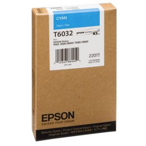 Bläckpatron EPSON C13T603200 cyan