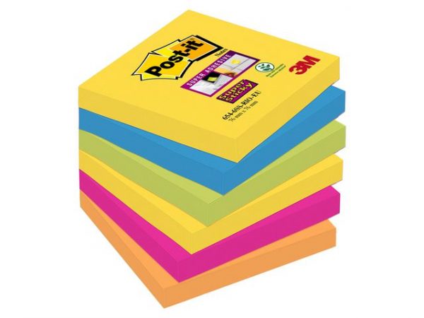 Notes POST-IT SS Carnival 76x76mm 6/fp