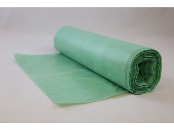 Papperskorgspåse PE 90% grön 40L 100/RL