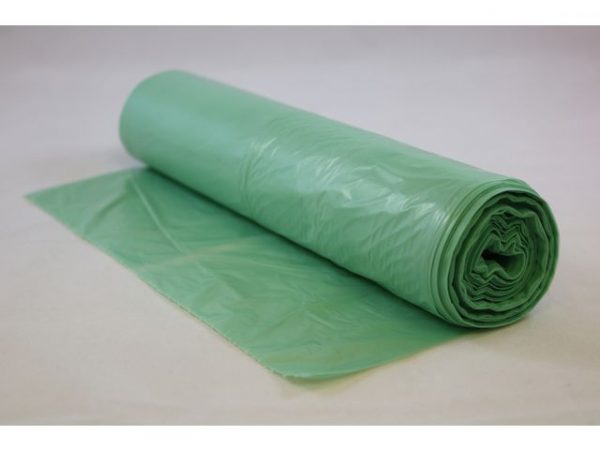 Papperskorgspåse PE 90% grön 30L 100/RL