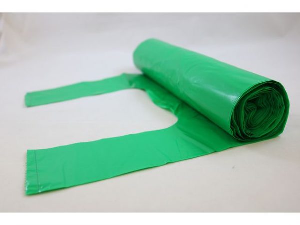 Papperskorgspåse knyt 30L grön 25/RL
