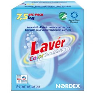 Tvättmedel Lavér Color Sensitive 7