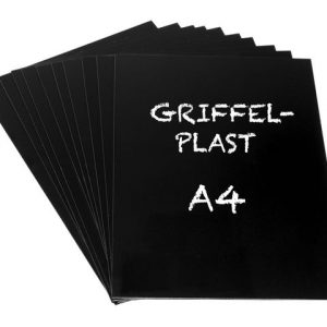 Griffelplast A4 svart 10/FP