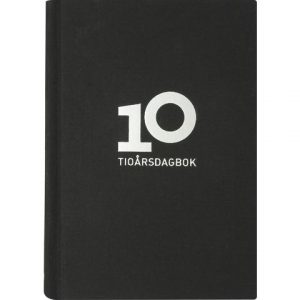 10-årsdagbok linne svart-1133