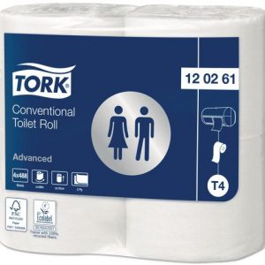 Toalettpapper TORK Adv T4 2-lag 4/fp