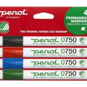 Märkpenna PENOL 0-750 perm 2-5mm 4 färg