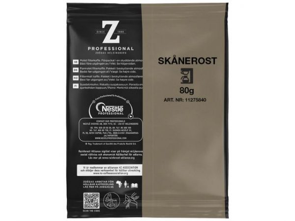Kaffe ZOÉGAS Skånerost 60x80g