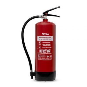 Brandsläckare NEXA pulver 6kg röd 55A