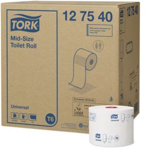 Toalettpapper TORK Uni T6 1-lag 27/FP