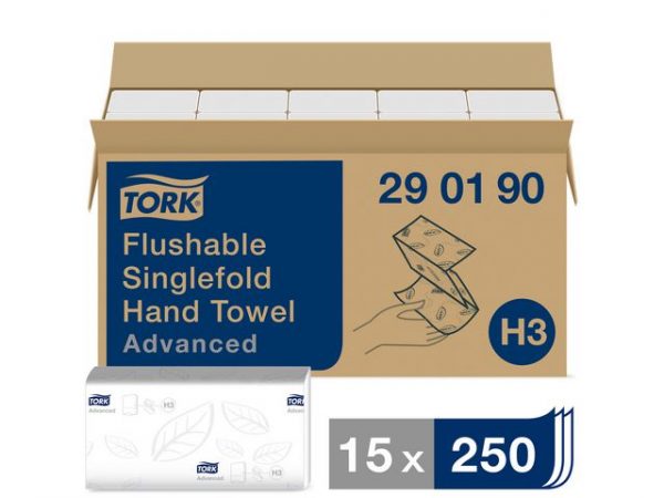 Handduk TORK Adv H3 2-lag spolb 3750/FP