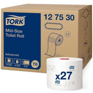 Toalettpapper TORK Adv T6 2-lag 27/FP