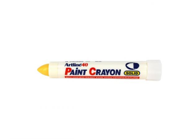 Märkkrita ARTLINE 40 Paint Cray rund gul
