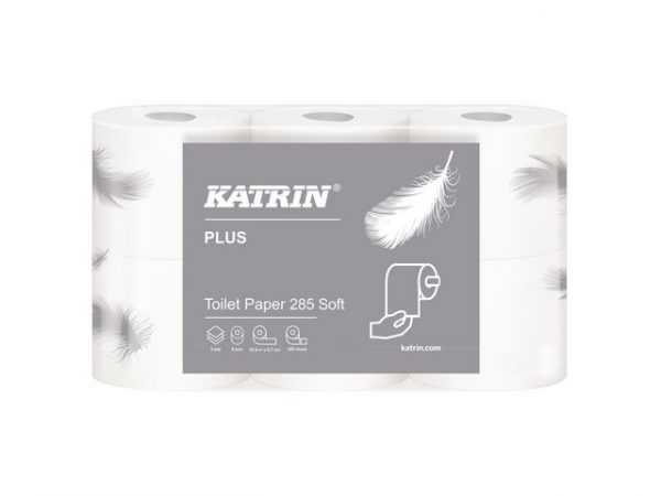 Toalettpapper KATRIN Plus 285 Soft 42/FP