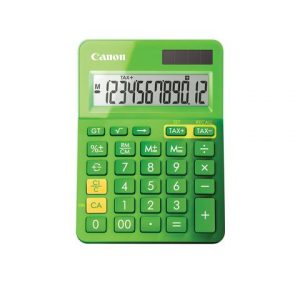 Miniräknare CANON LS-123K Grön